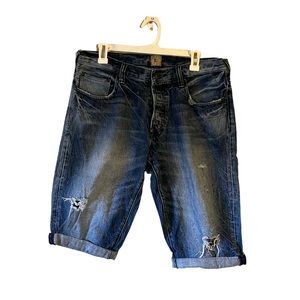 PRPS Dark Blue Jean Shorts